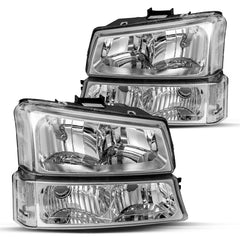 VehicleAid Headlights For 2003-2006 Chevy Avalanche 1500/2500 With LED DRL