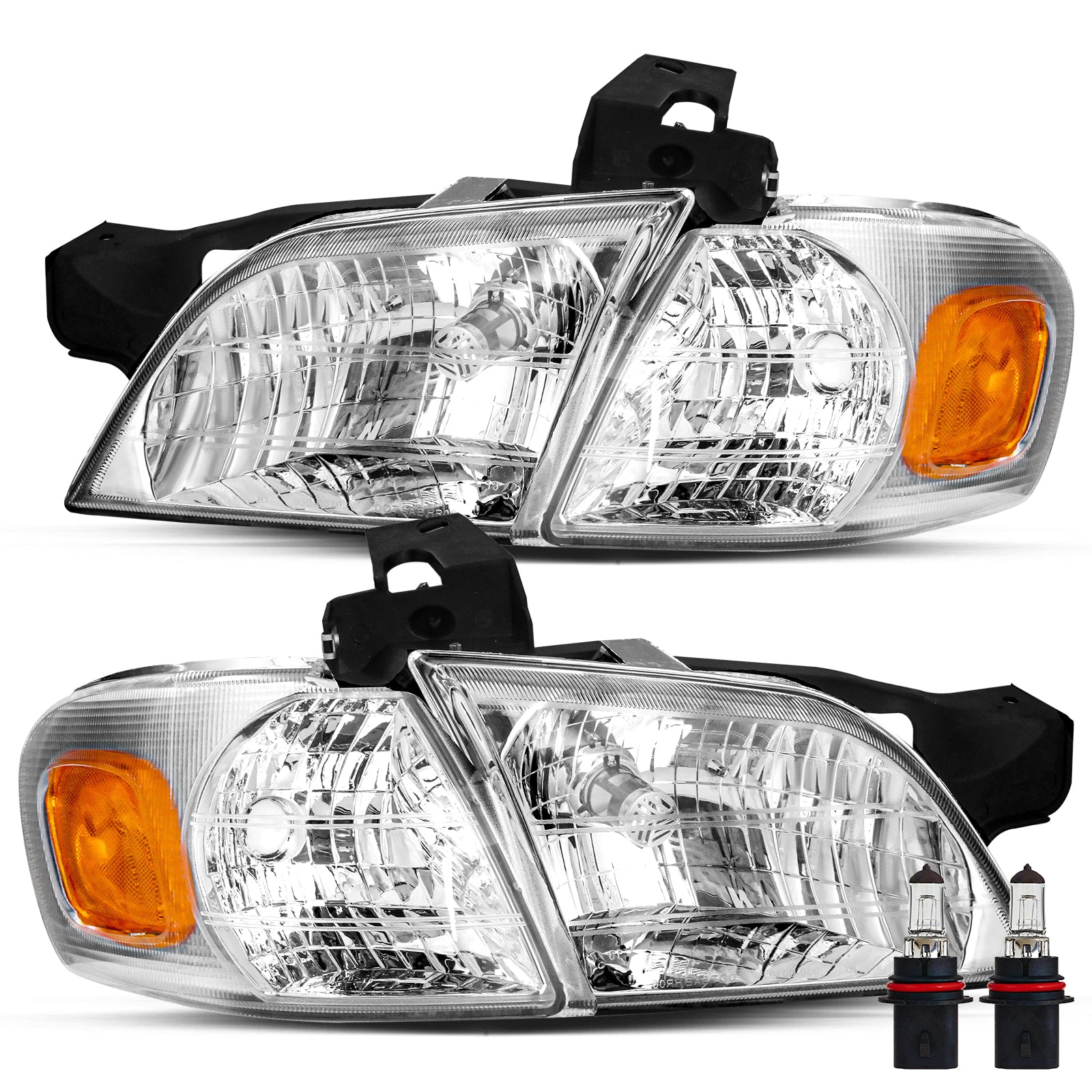 VehicleAid Headlights For 1999-2005 Pontiac Montana