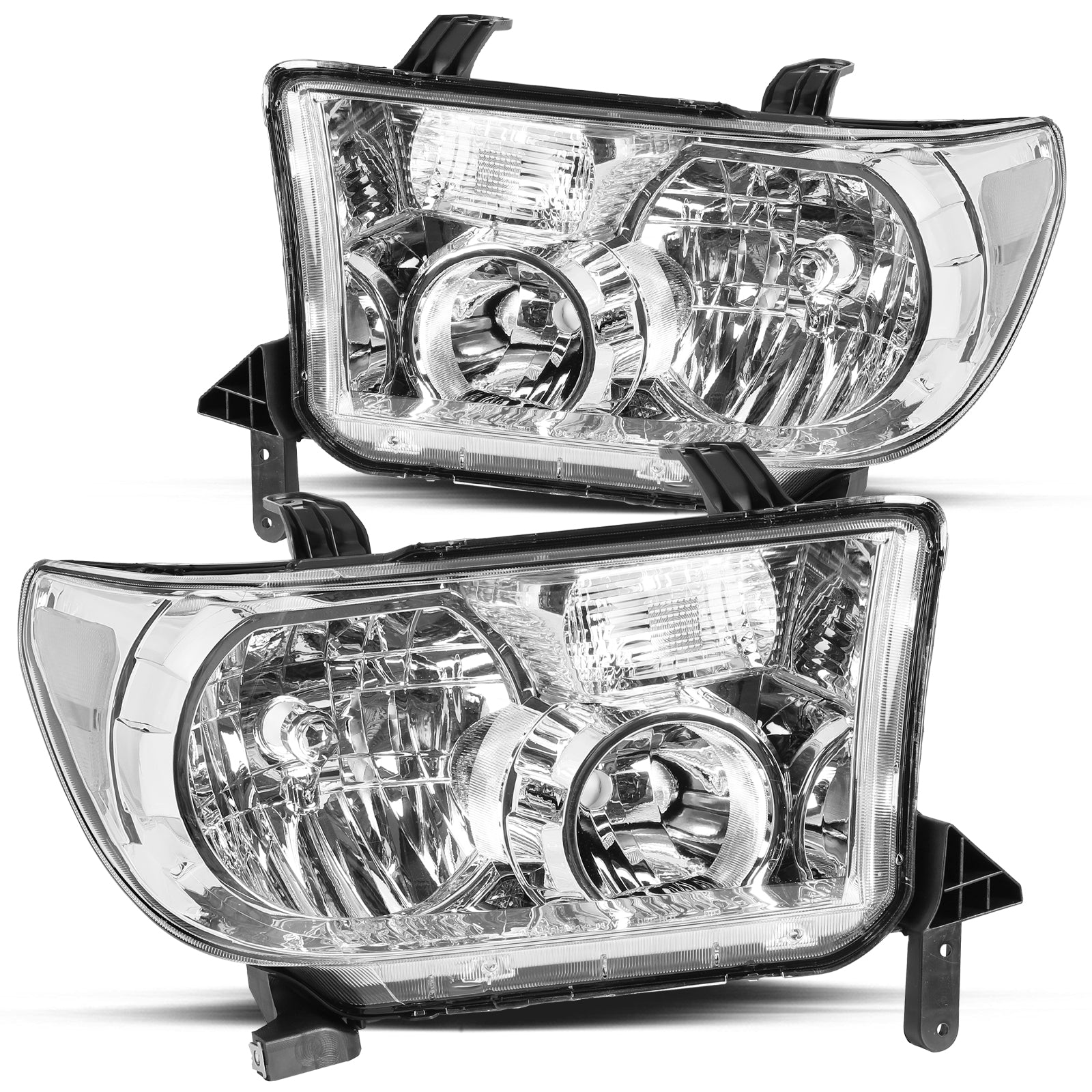 VehicleAid Headlights For 2007-2013 Toyota Tundra