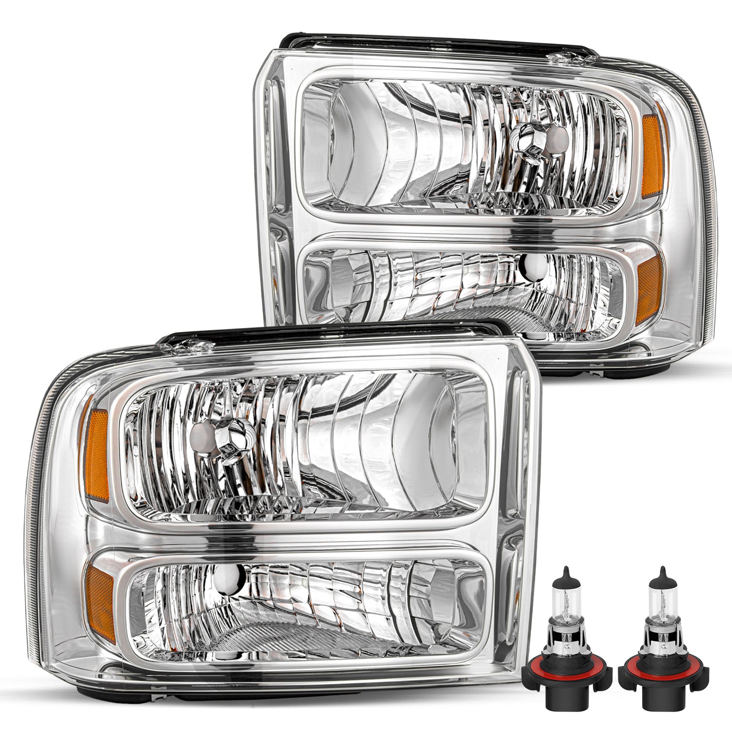 VehicleAid Headlights For 2005 Ford Excursion