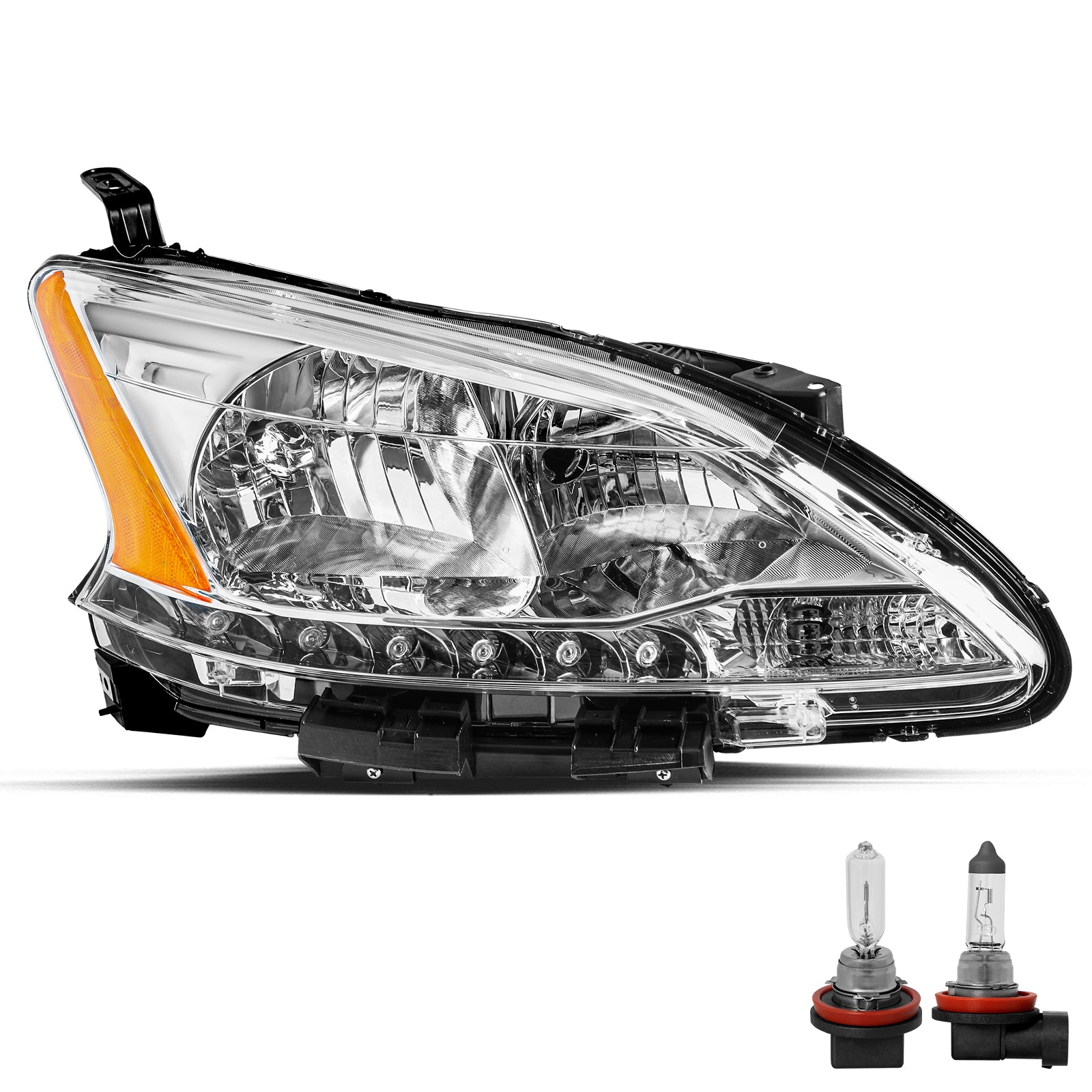 VehicleAid Headlights For 2013-2015 Nissan Sentra