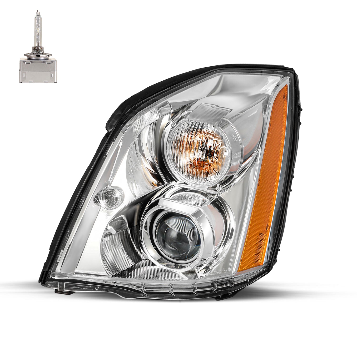 VehicleAid Headlights For 2006-2011 Cadillac DTS