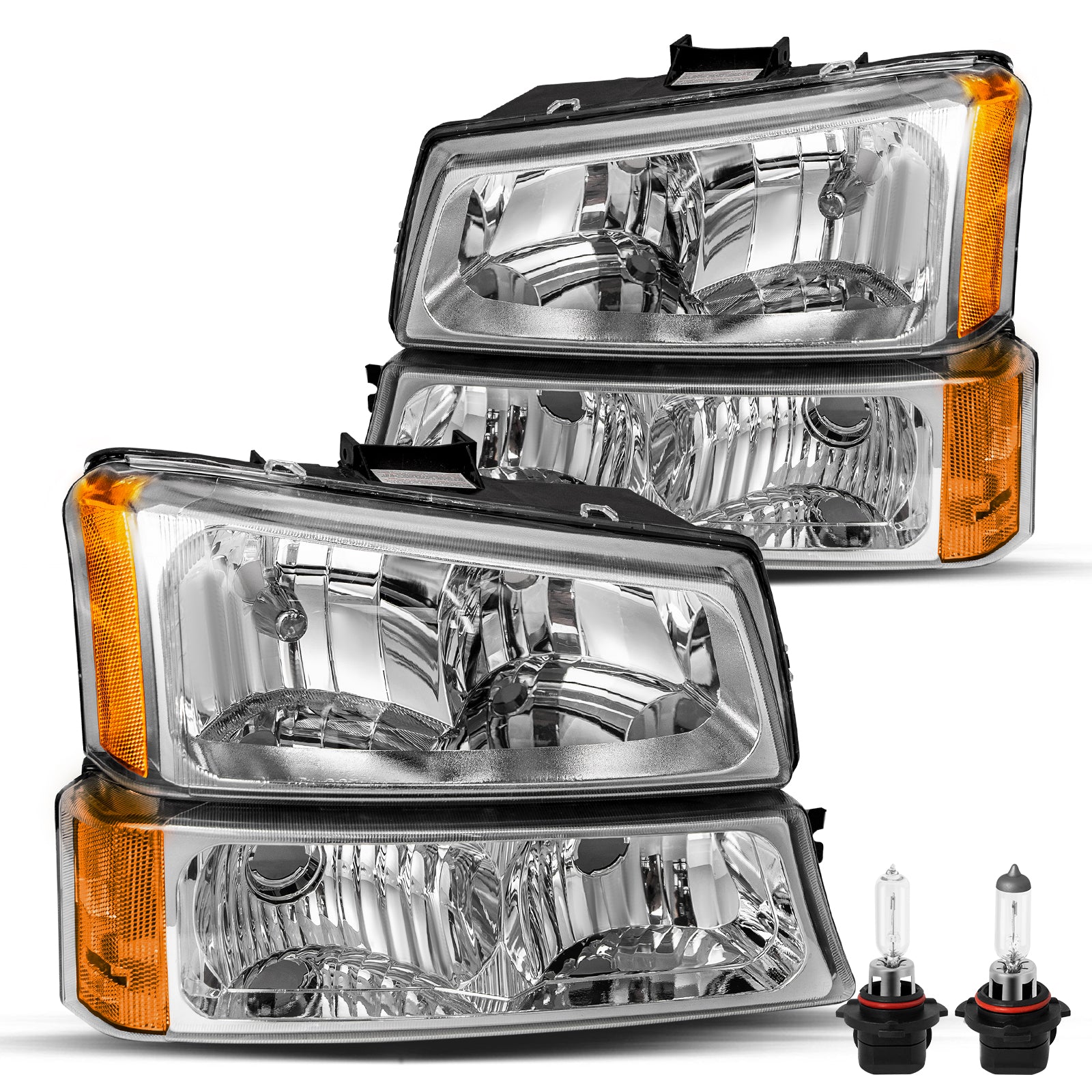 VehicleAid Headlights For 2003-2006 Chevy Silverado 2500/2500HD