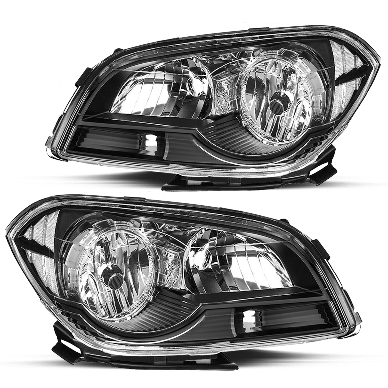 VehicleAid Headlights For 2008-2012 Chevy Malibu