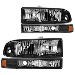 VehicleAid Headlights For 1998-2004 Chevy S10