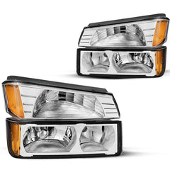 VehicleAid Headlights For 2002-2006 Chevy Avalanche