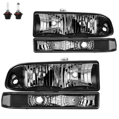 VehicleAid Headlights For 1998-2004 Chevy S10