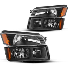 VehicleAid Headlights For 2002-2006 Chevy Avalanche