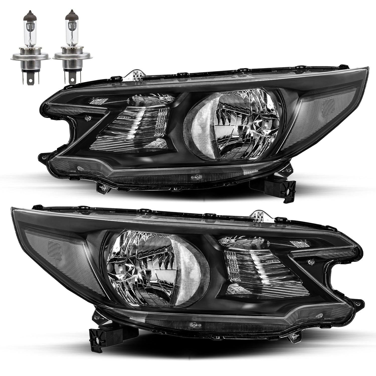 VehicleAid Projector Headlights For 2012-2014 Honda CR-V