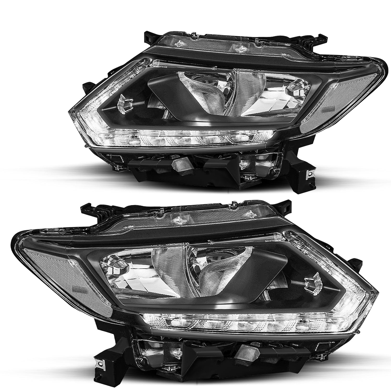 VehicleAid Headlights For 2014-2016 Nissan Rogue