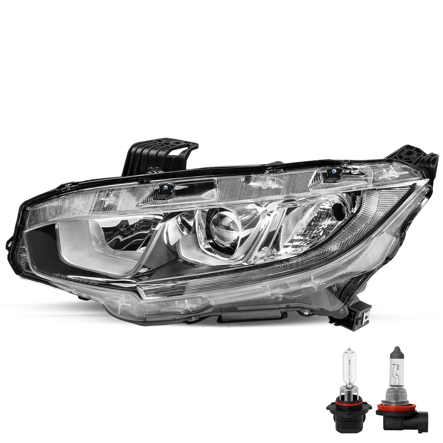 VehicleAid Headlights For 2016-2021 Honda Civic