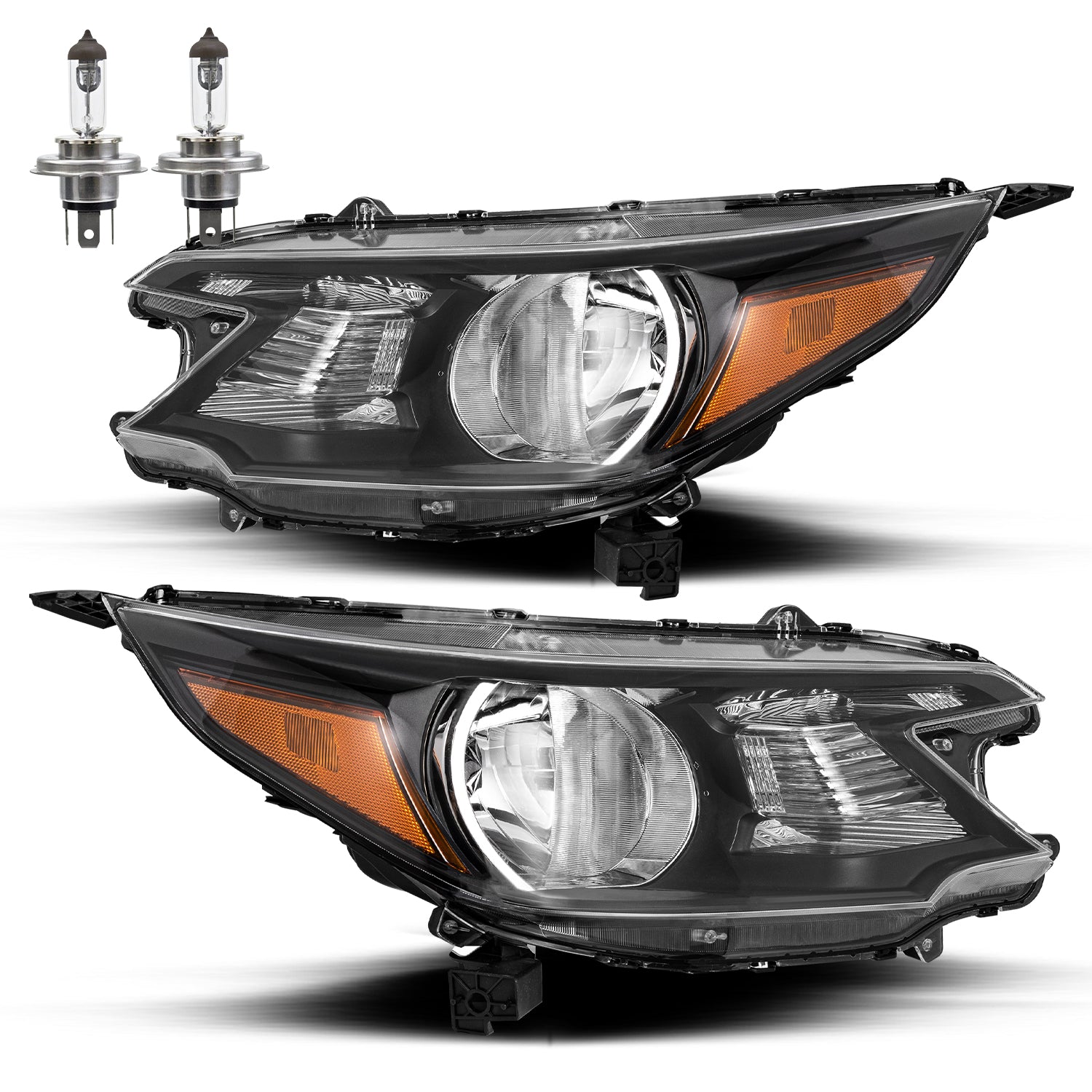 VehicleAid Projector Headlights For 2012-2014 Honda CR-V