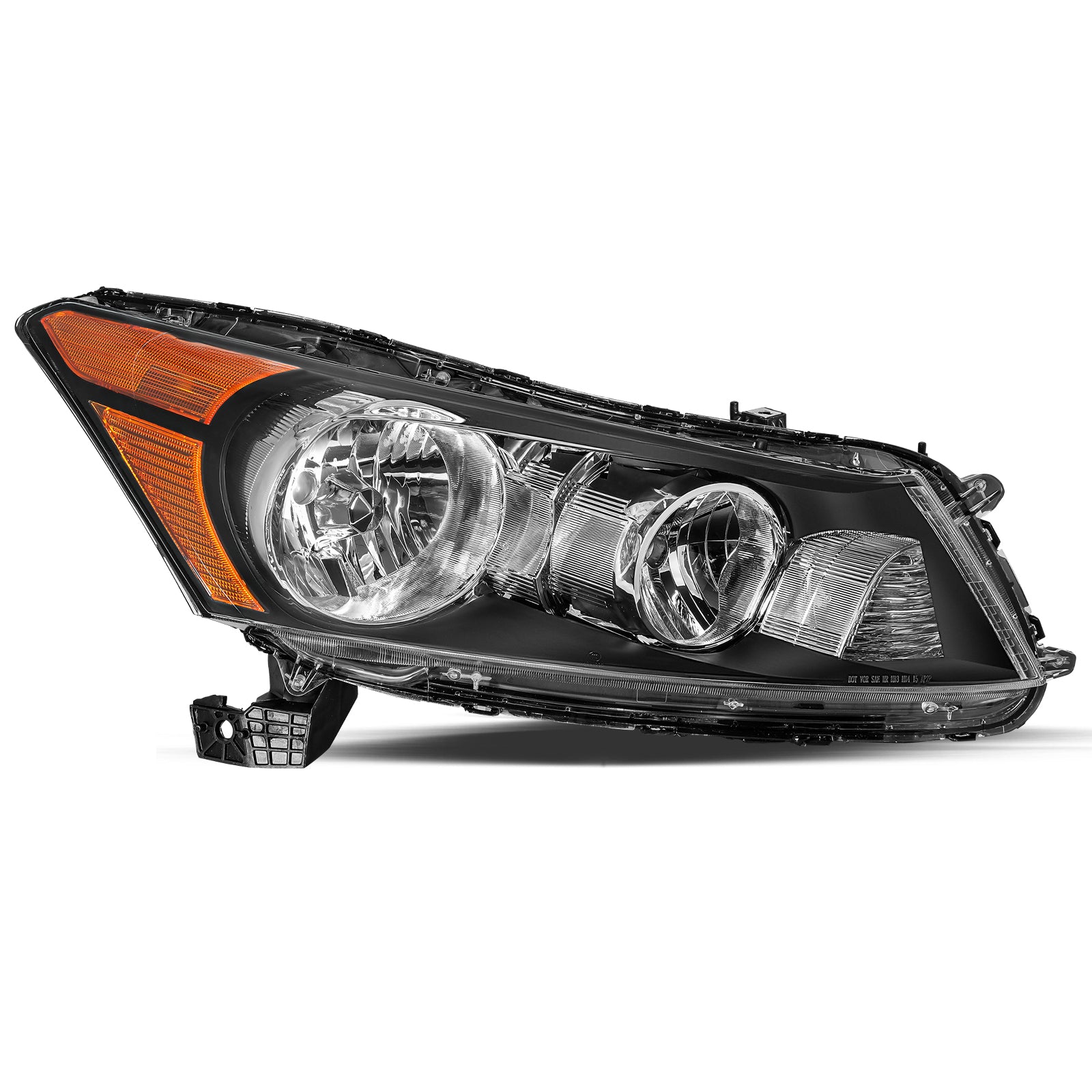 VehicleAid Headlights For 2008-2012 Honda Accord 4-Door