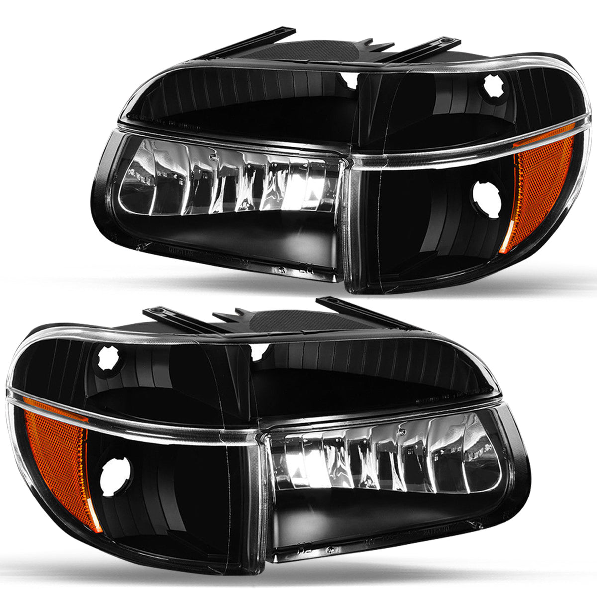 VehicleAid Headlights For 1995-2001 Ford Explorer