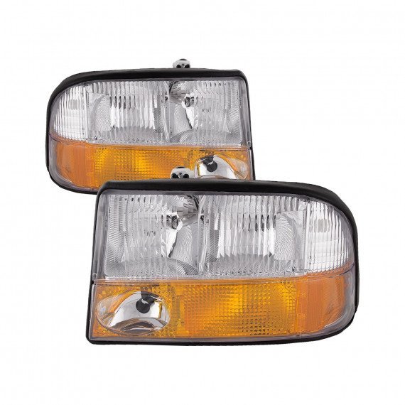 VehicleAid Headlights For 1998-2004 GMC Sonoma