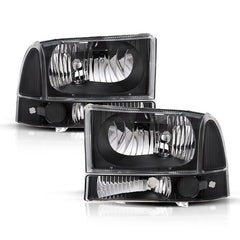 VehicleAid Headlights For 1999-2004 Ford F-250 Super Duty