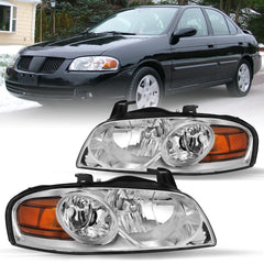 VehicleAid Headlights For 2004-2006 Nissan Sentra