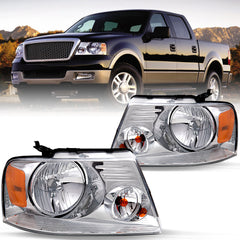 VehicleAid Headlights For 2004-2008 Ford F150 Pickup