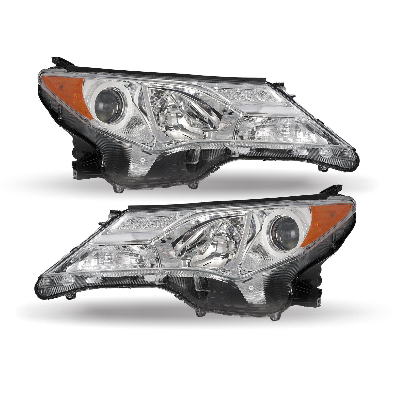 VehicleAid Headlights For 2013-2015 Toyota Rav4