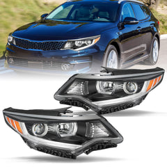 VehicleAid Headlights For 2016-2018 Kia Optima