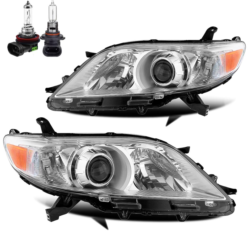 VehicleAid Headlights For 2011-2020 Toyota Sienna