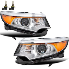 VehicleAid Headlights For 2011-2014 Ford Edge