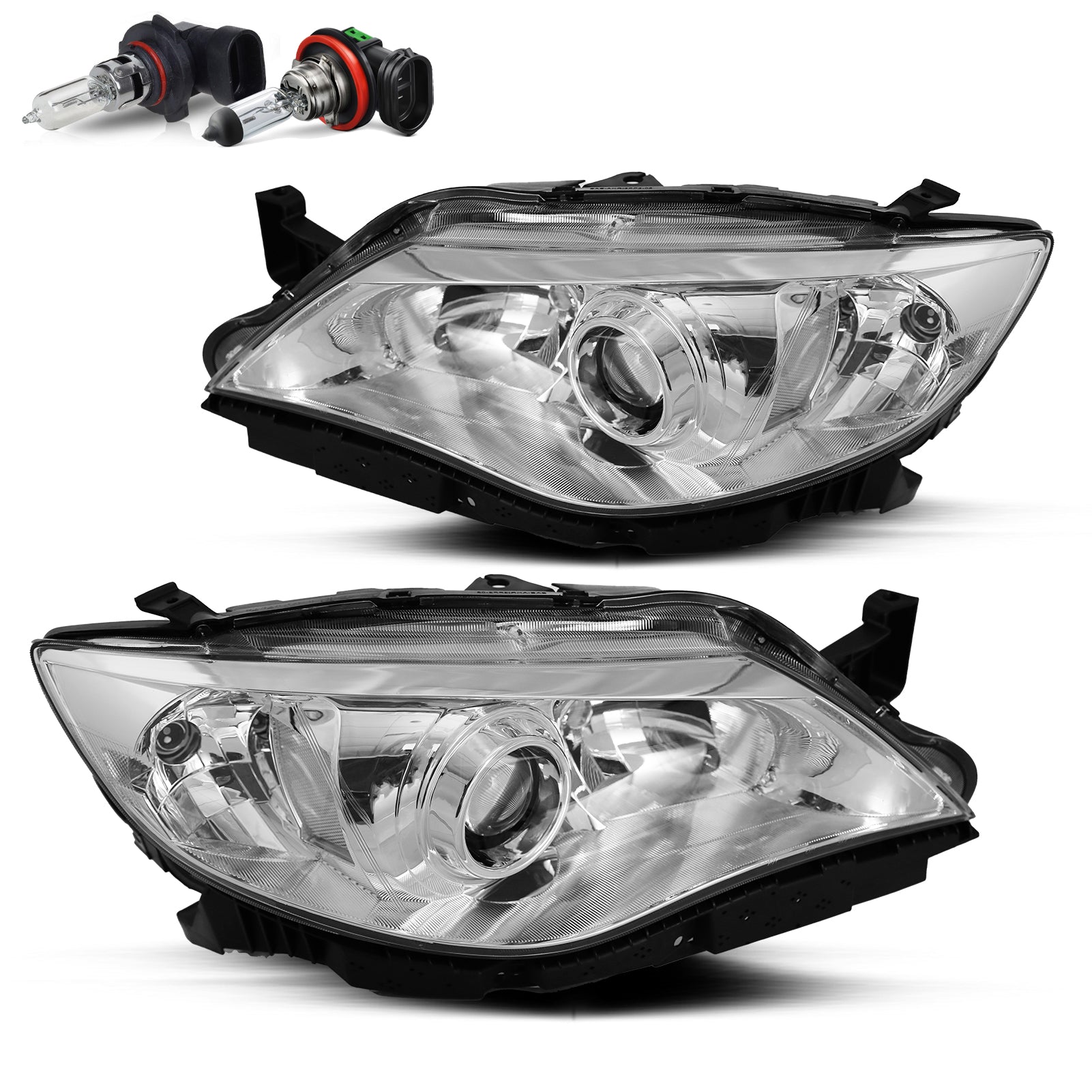 VehicleAid Headlights For 2008-2011 Subaru Impreza