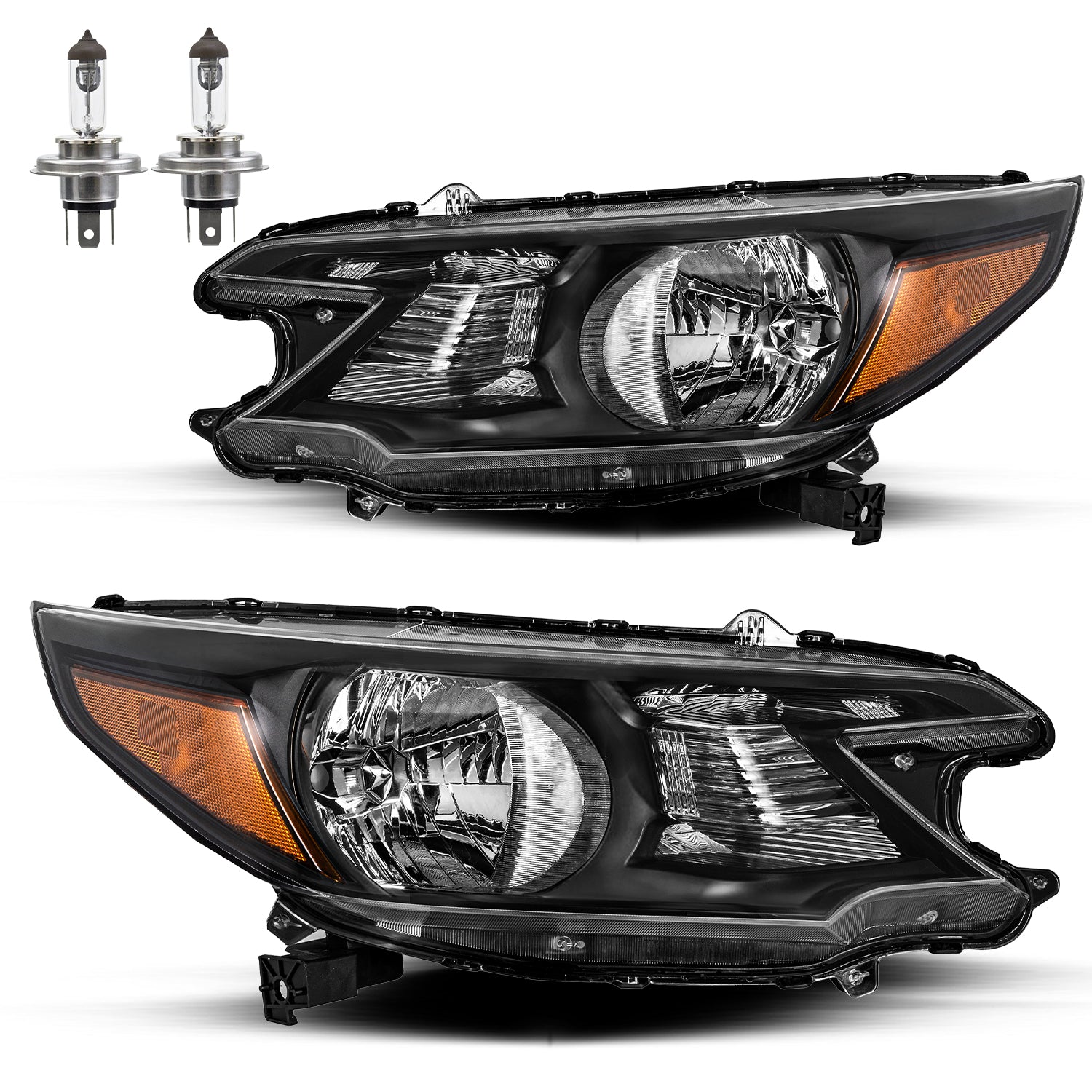 VehicleAid Projector Headlights For 2012-2014 Honda CR-V