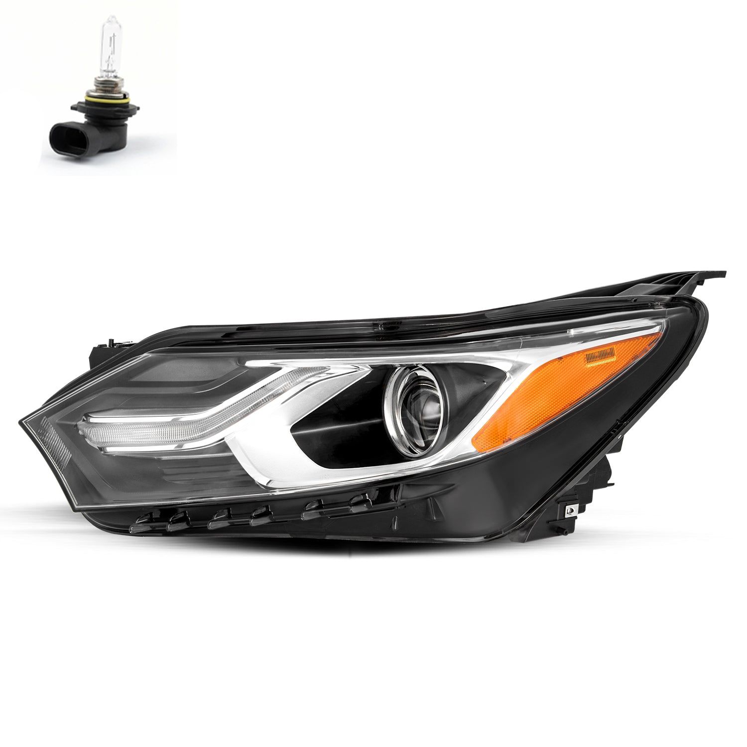 VehicleAid Headlights For 2018-2021 Chevy Equinox