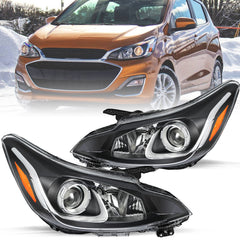 VehicleAid Headlights For 2019-2021 Chevy Spark