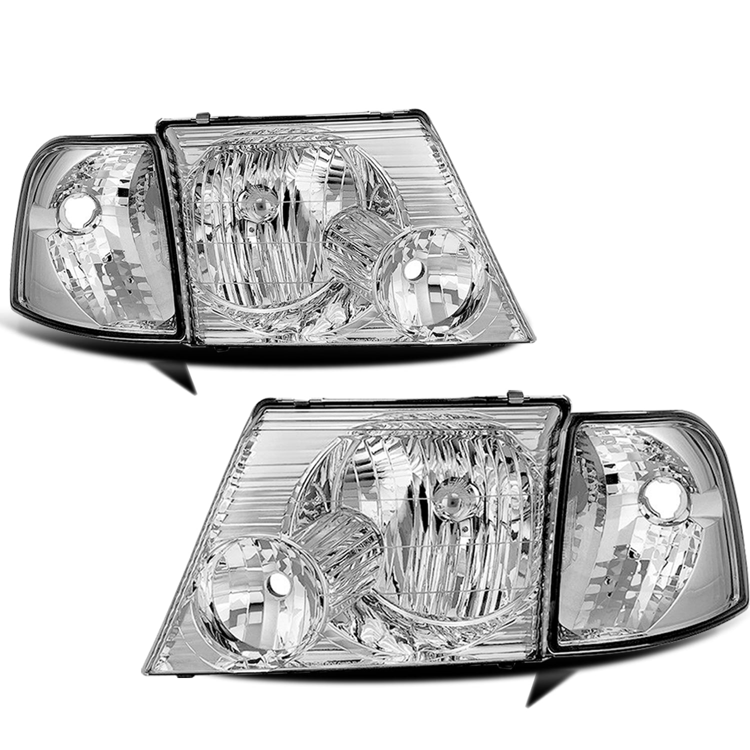 VehicleAid Headlights For 2002-2005 Ford Explorer