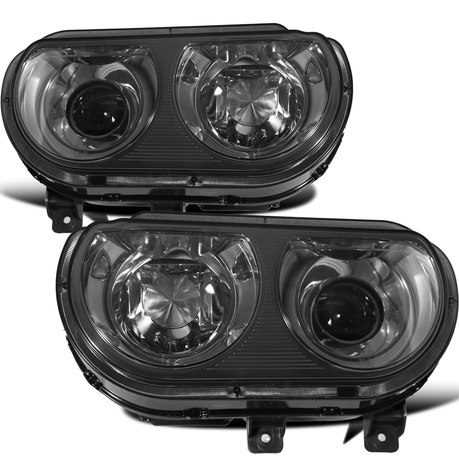 VehicleAid Headlights For 2008-2014 Dodge Challenger