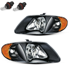 VehicleAid Headlights For 2001-2007 Chrysler Town & Country