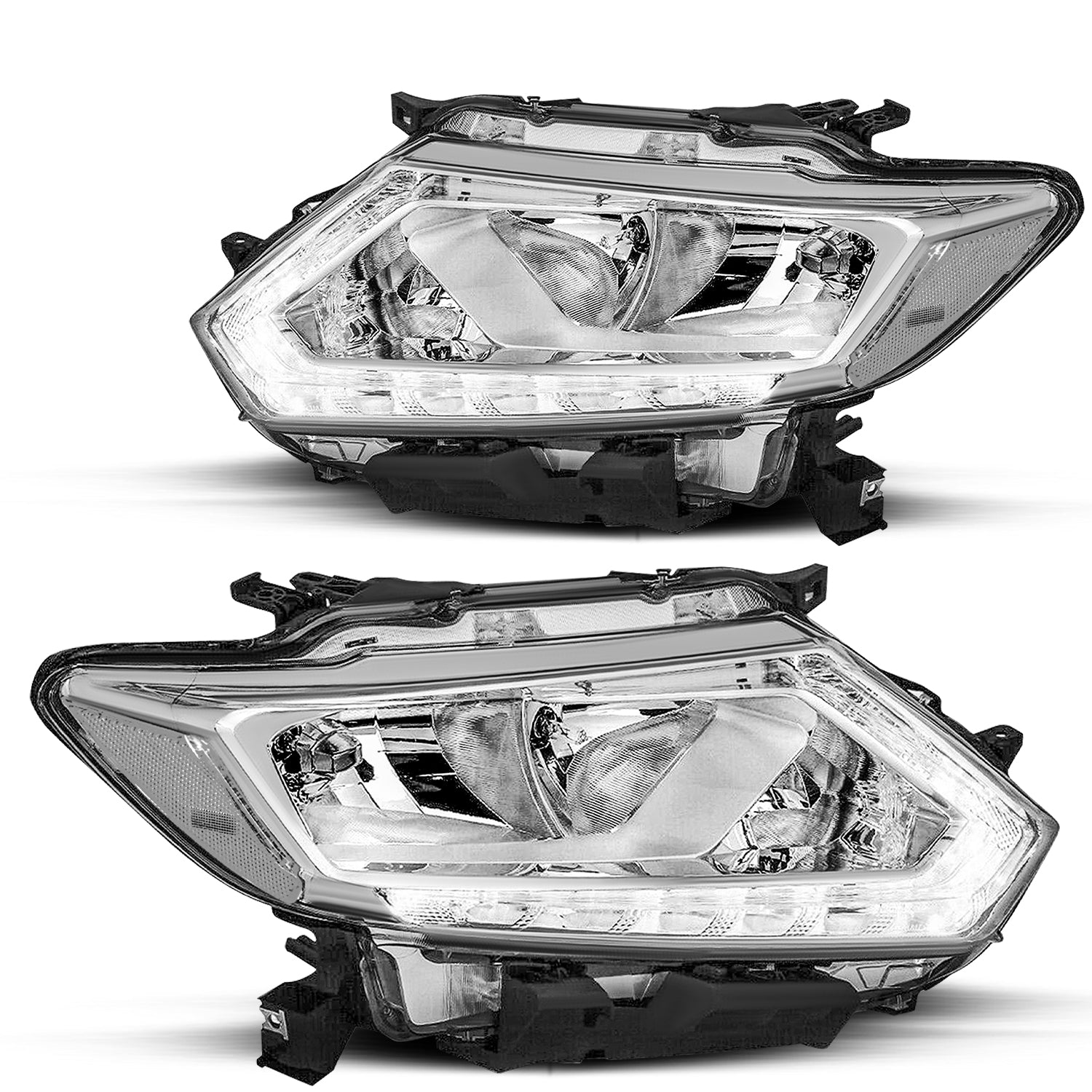 VehicleAid Headlights For 2014-2016 Nissan Rogue