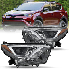 VehicleAid Headlights For 2016-2018 Toyota Rav4