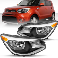 VehicleAid Headlights For 2014-2019 Kia Soul