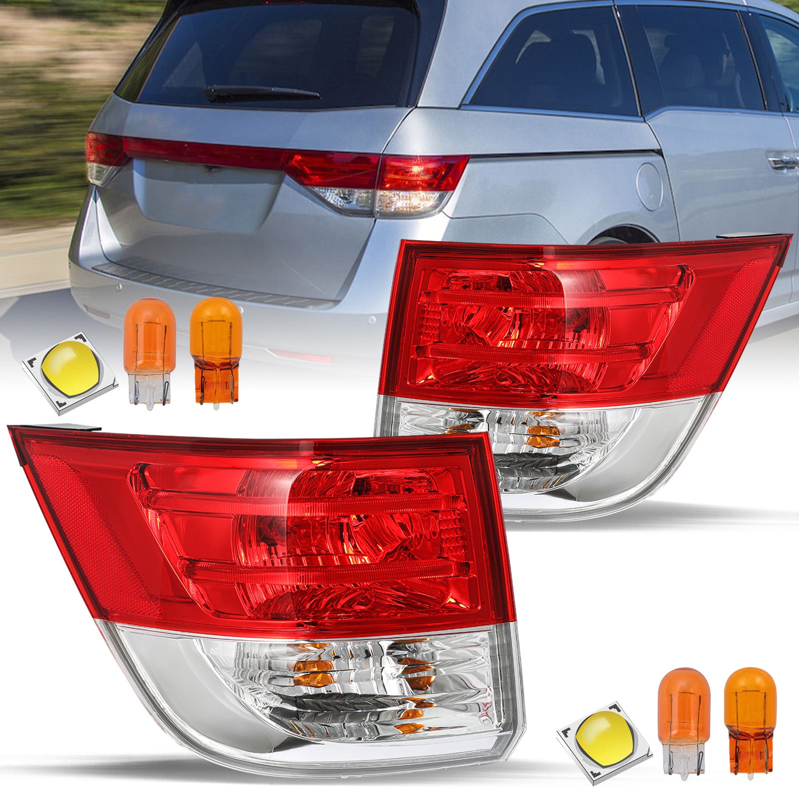 VehicleAid Taillights For 2014-2017 Honda Odyssey