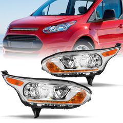 VehicleAid Headlights For 2014-2018 Ford Transit Connect