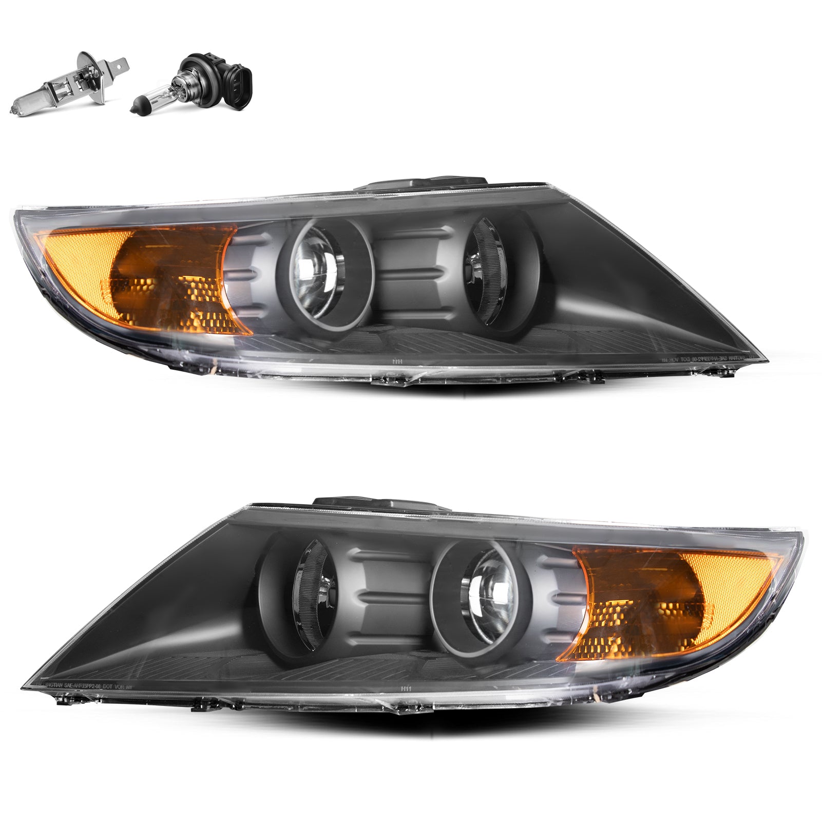 VehicleAid Headlights For 2011-2013 Kia Sorento