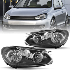 VehicleAid Headlights For 2010-2014 Volkswagen GTI (MK6)