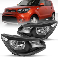 VehicleAid Headlights For 2014-2019 Kia Soul