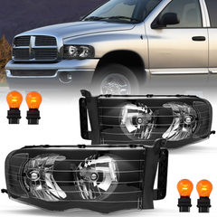 VehicleAid Headlights For 2003-2005 Dodge Ram 3500 Pickup