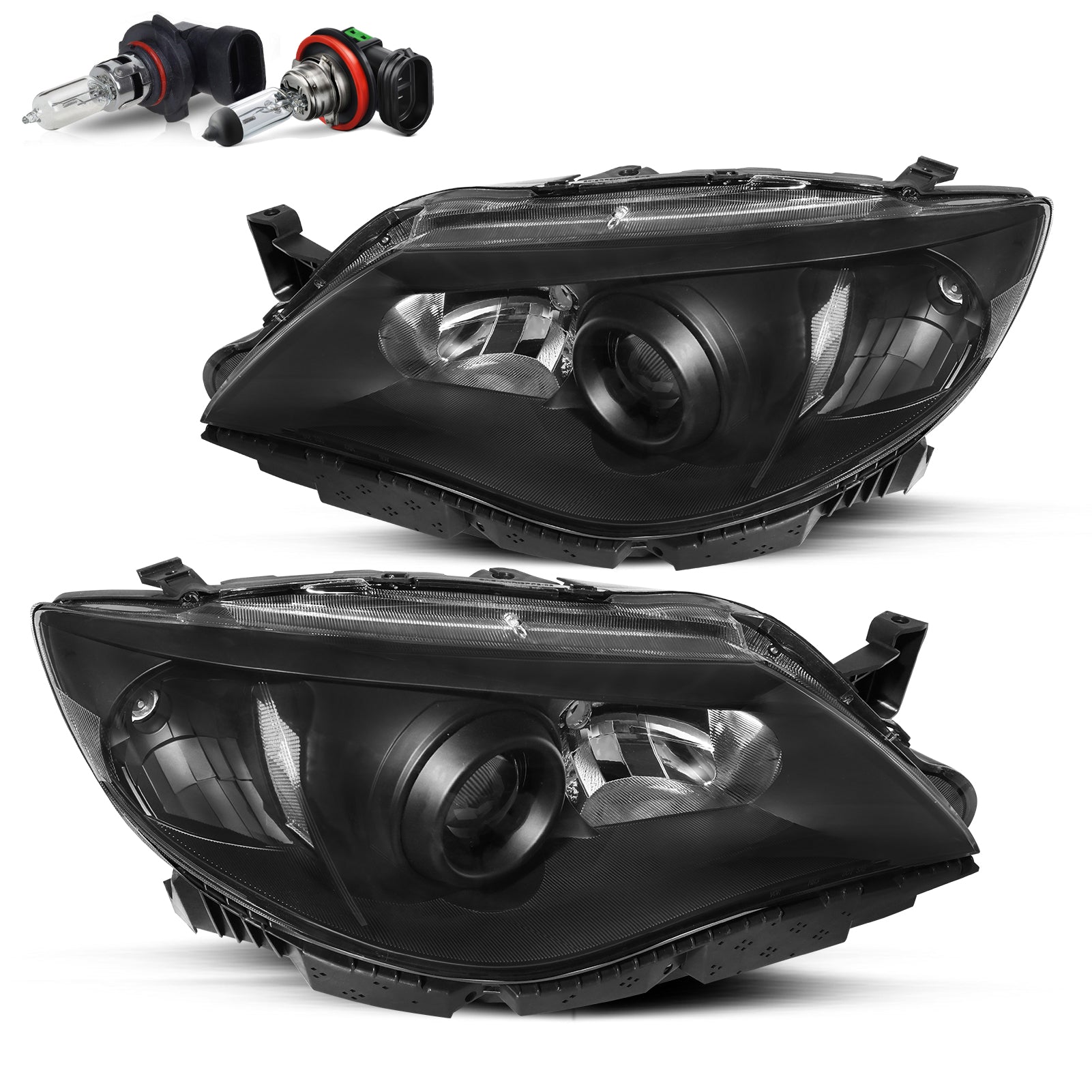 VehicleAid Headlights For 2008-2011 Subaru Impreza