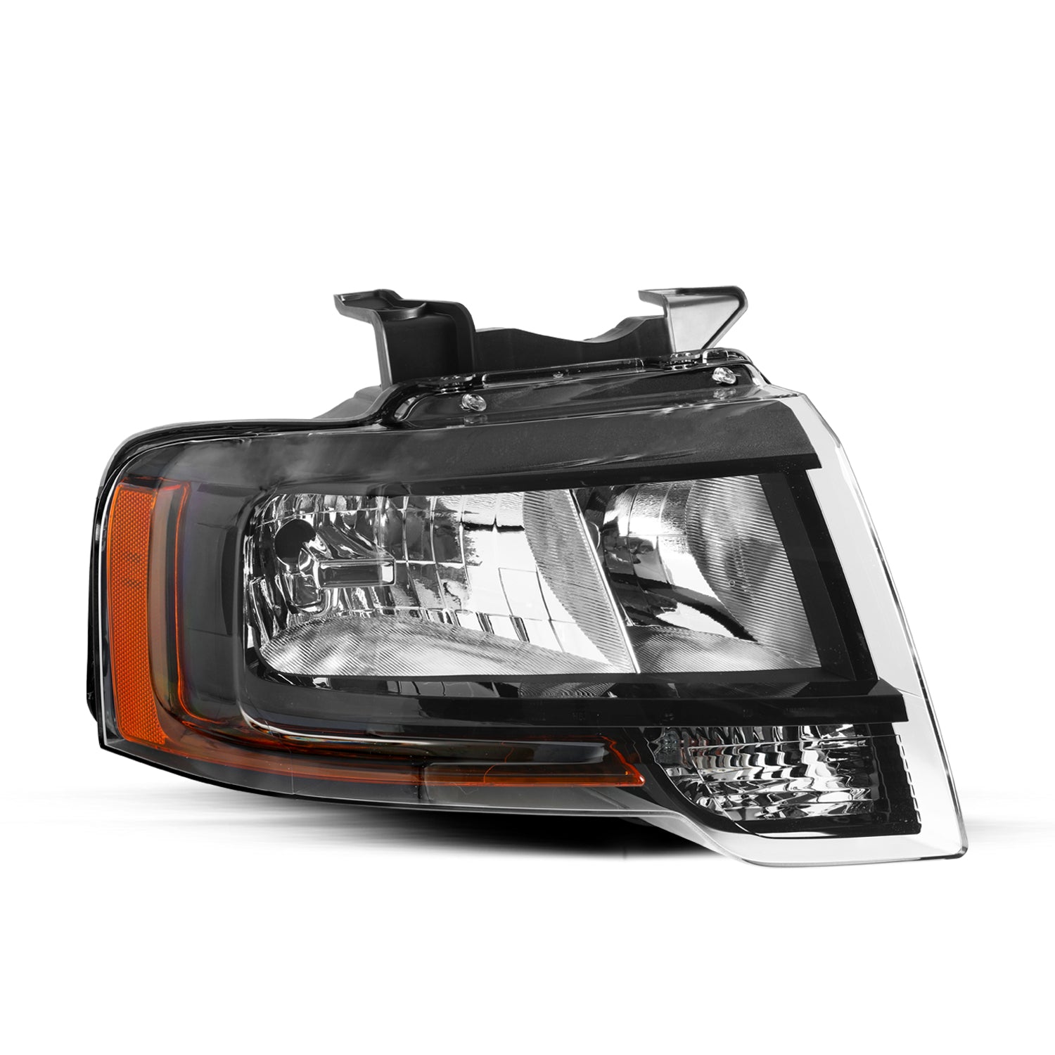 VehicleAid Headlights For 2015-2017 Ford Expedition Black