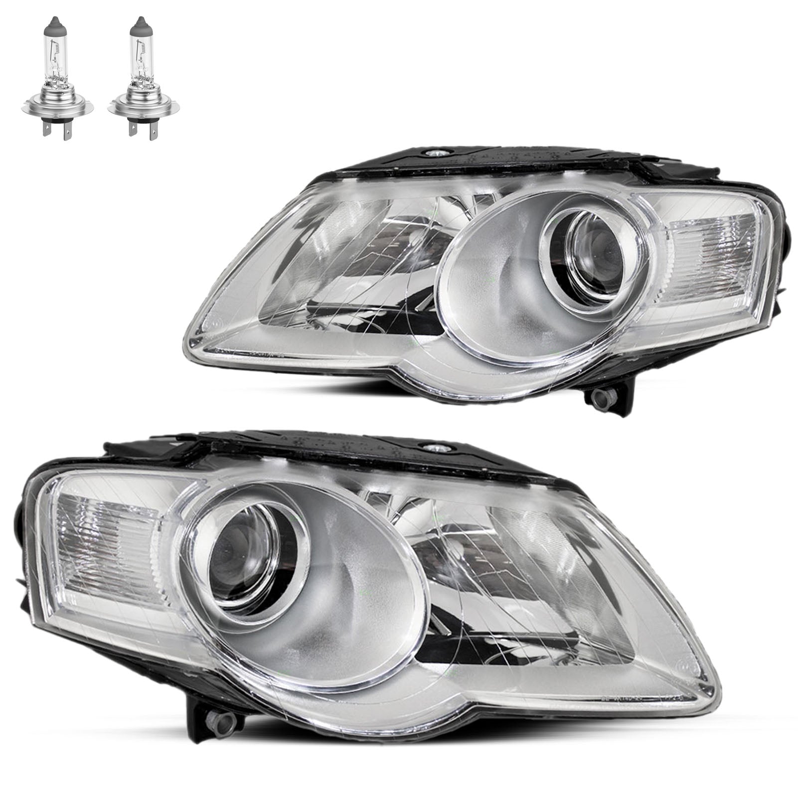 VehicleAid Headlights For 2006-2010 Volkwagon Passat