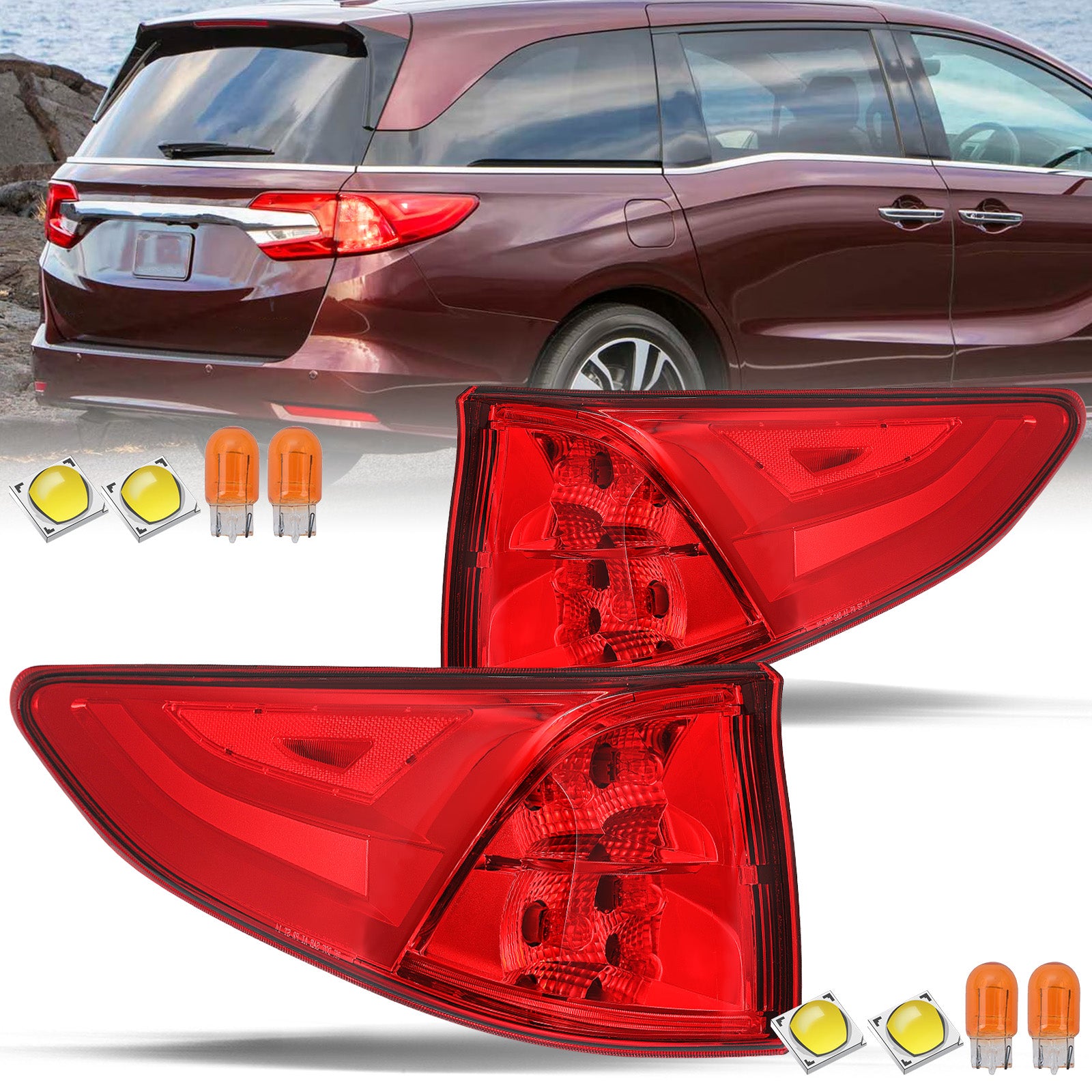 VehicleAid Taillights For 2018-2024 Honda Odyssey