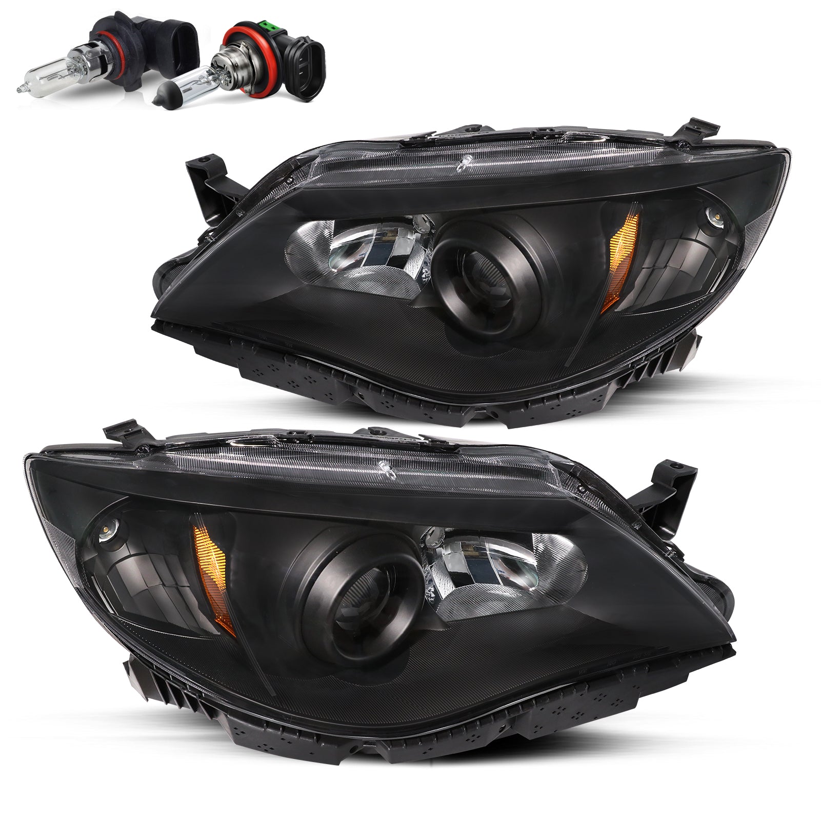 VehicleAid Headlights For 2008-2011 Subaru Impreza