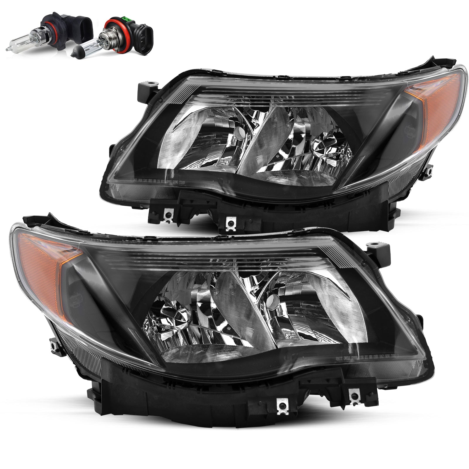 VehicleAid Headlights For 2009-2013 Subaru Forester