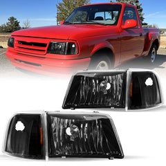 VehicleAid Headlights For 1993-1997 Ford Ranger