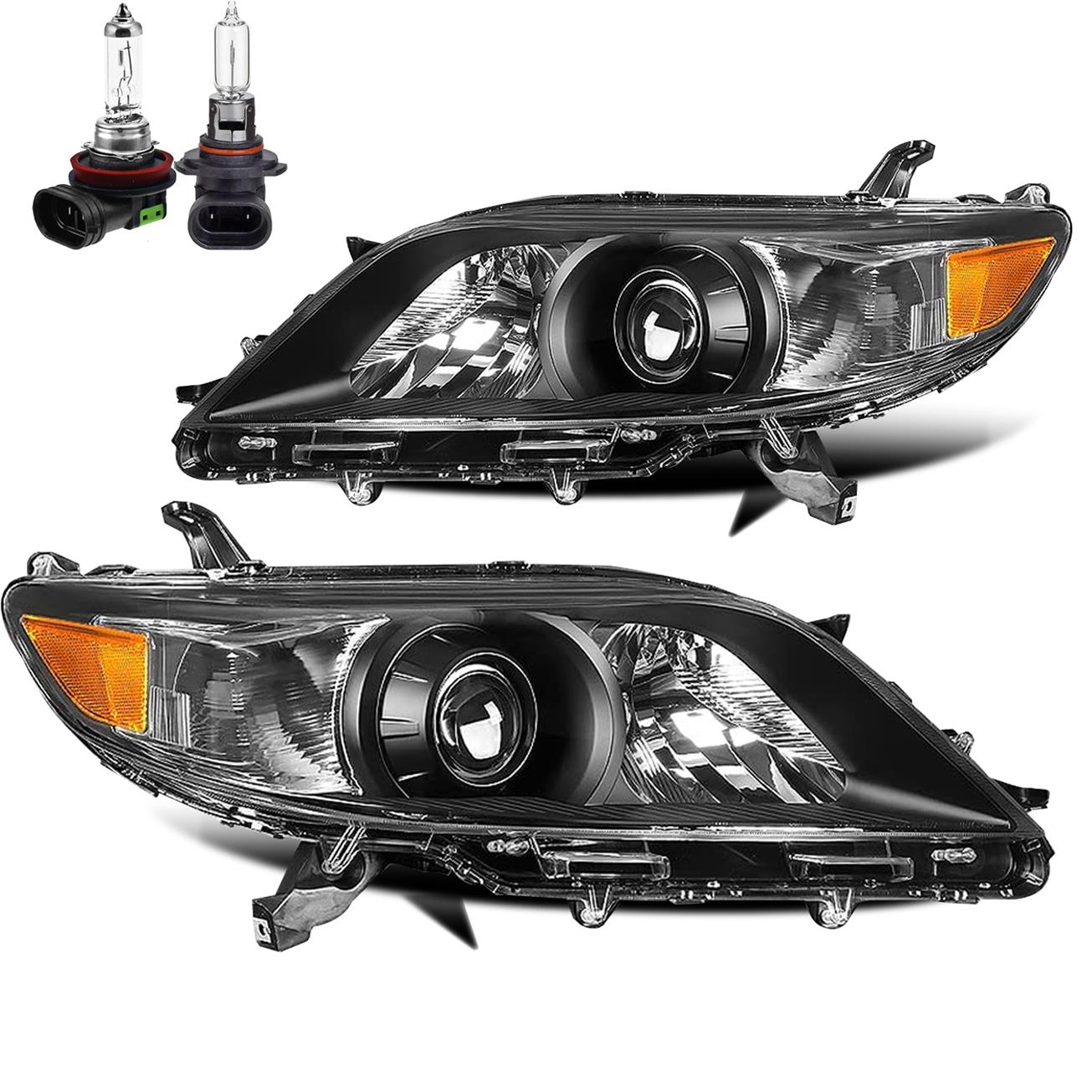 VehicleAid Headlights For 2011-2020 Toyota Sienna